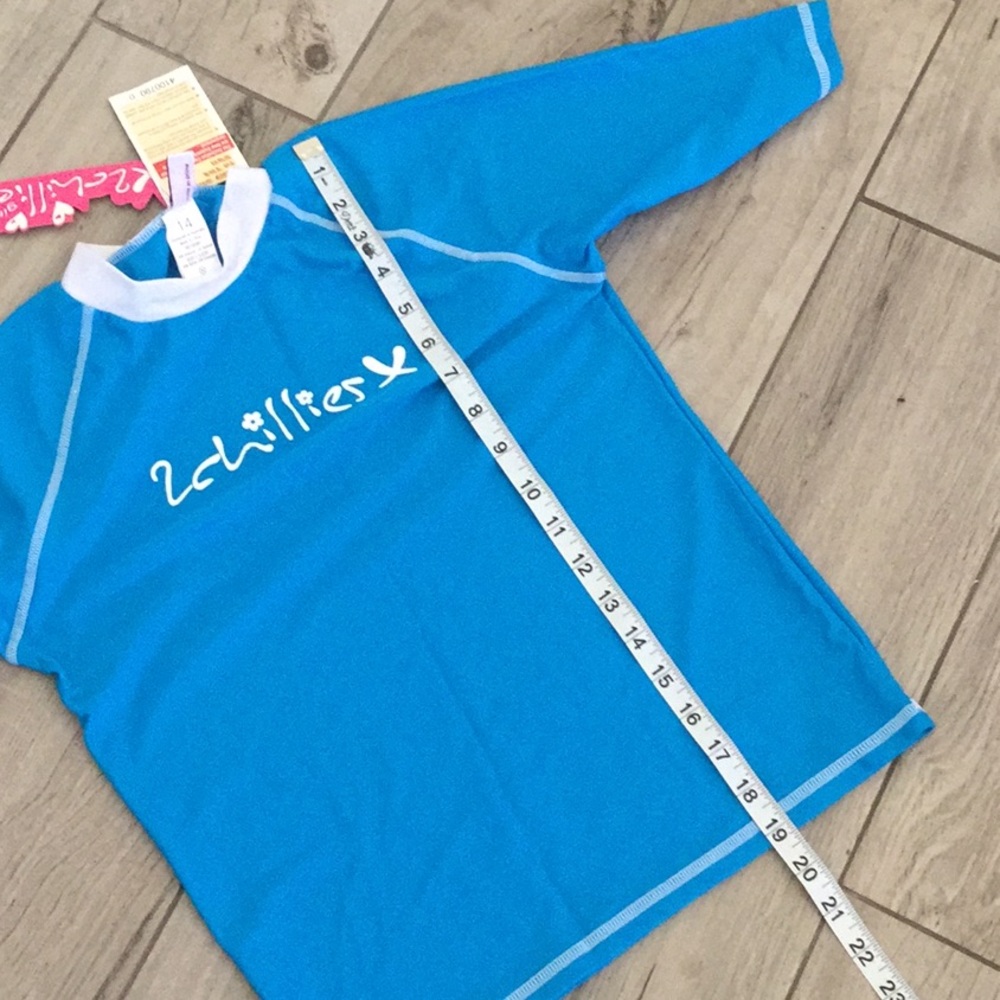 Blue UPF Protection Swim Rash Guard - Picture 6 of 7